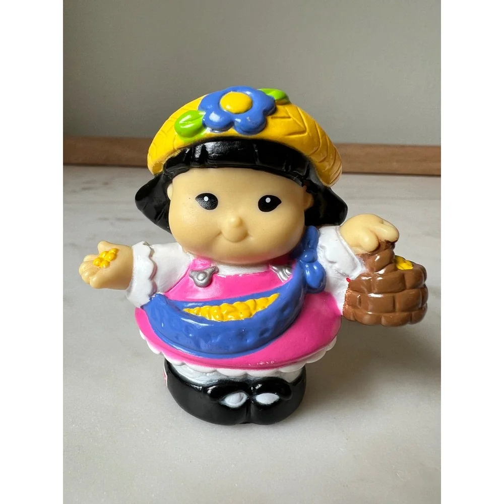Little People Baby Farm Animals Sonya Lee Mama Duck Fence Wishing Well 2003